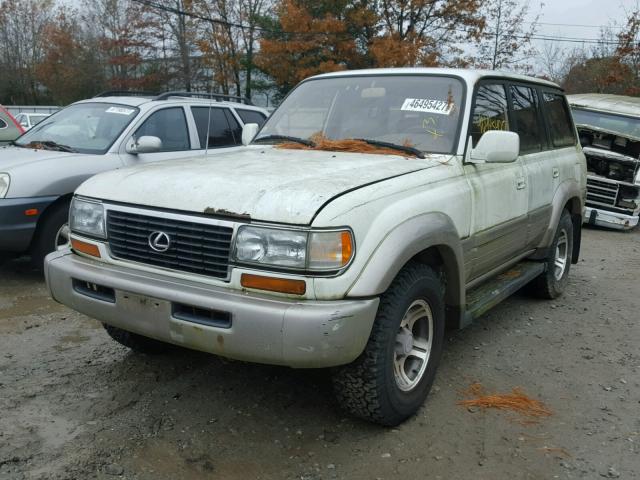 JT6HJ88JXT0137714 - 1996 LEXUS LX 450 WHITE photo 2