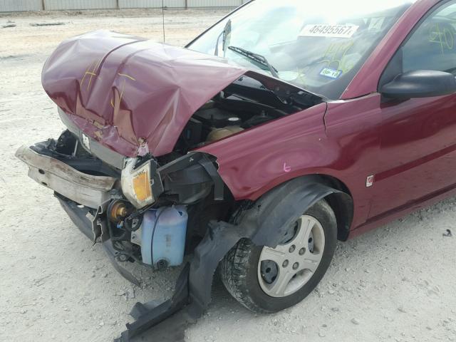 1G8AG52F04Z149776 - 2004 SATURN ION LEVEL MAROON photo 10