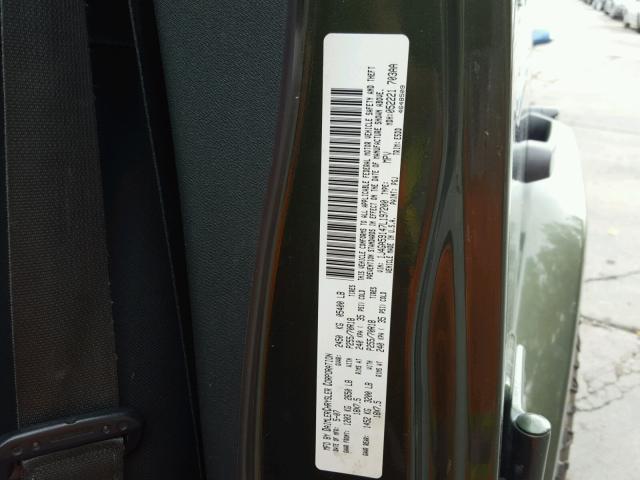 1J4GA59147L197200 - 2007 JEEP WRANGLER S GREEN photo 10