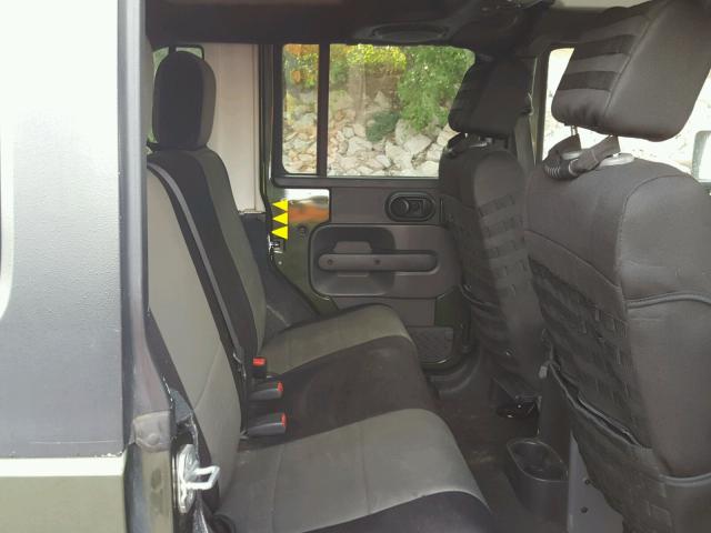 1J4GA59147L197200 - 2007 JEEP WRANGLER S GREEN photo 6