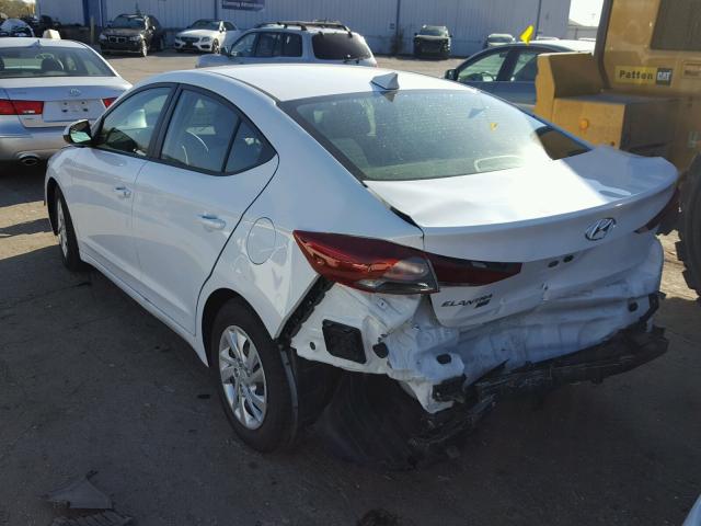 5NPD74LF1HH111496 - 2017 HYUNDAI ELANTRA WHITE photo 3