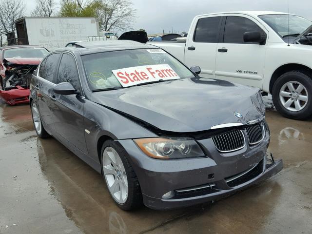 WBAVB73528KY64853 - 2008 BMW 335 I CHARCOAL photo 1