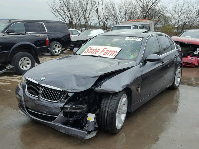 WBAVB73528KY64853 - 2008 BMW 335 I CHARCOAL photo 2