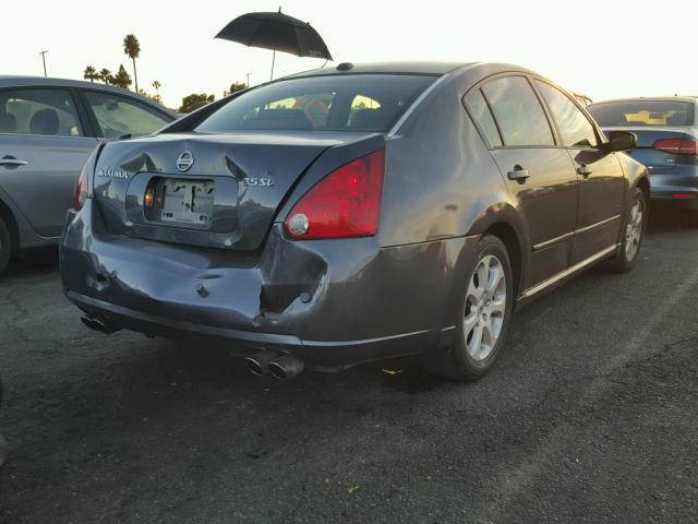 1N4BA41EX7C819183 - 2007 NISSAN MAXIMA SE WHITE photo 4