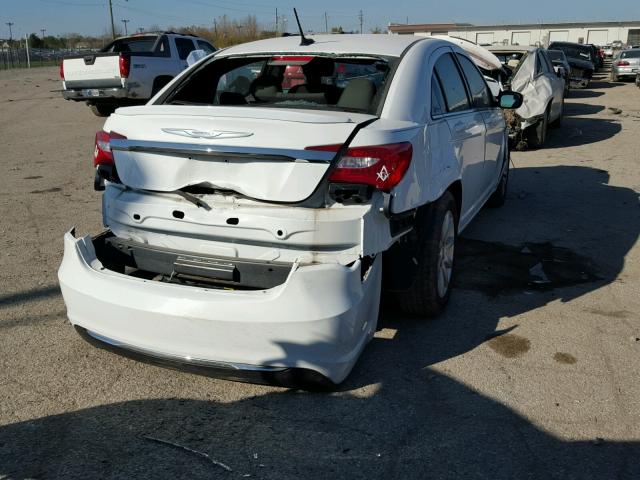 1C3CCBBG5CN108667 - 2012 CHRYSLER 200 TOURIN WHITE photo 4