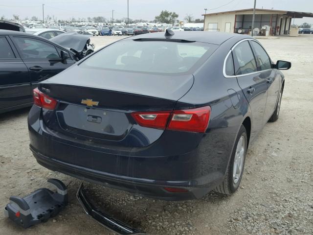 1G1ZB5STXHF160040 - 2017 CHEVROLET MALIBU LS BLUE photo 4