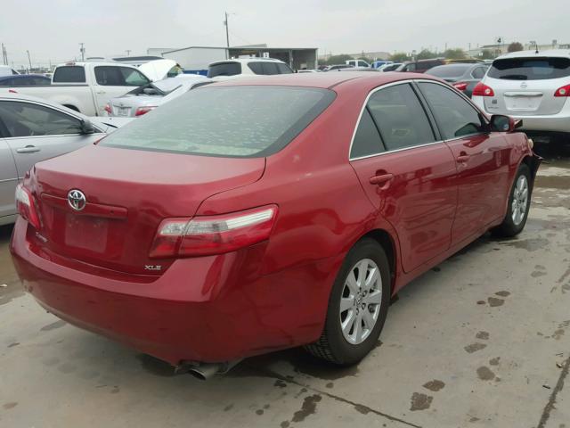 JTNBE46K273050929 - 2007 TOYOTA CAMRY NEW RED photo 4