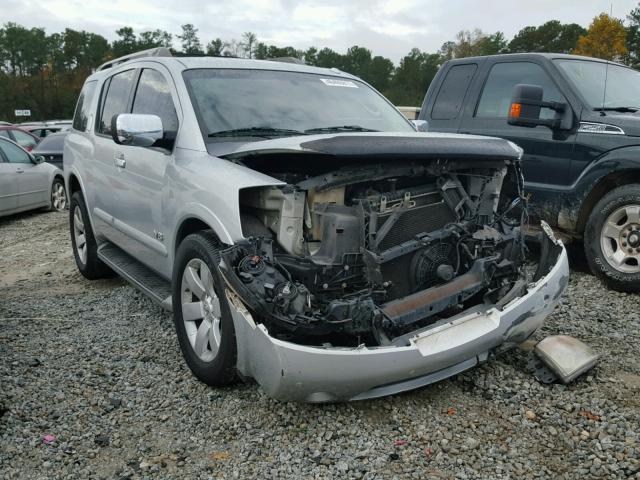 5N1BA08D48N601225 - 2008 NISSAN ARMADA SE SILVER photo 1