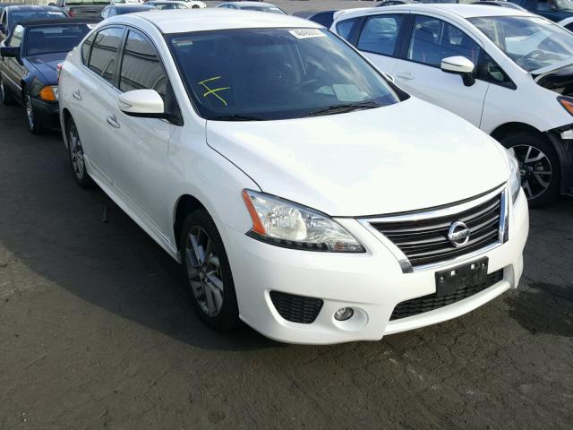 3N1AB7AP2FY363050 - 2015 NISSAN SENTRA S WHITE photo 1