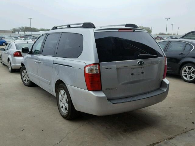 KNDMB233966039768 - 2006 KIA SEDONA EX SILVER photo 3