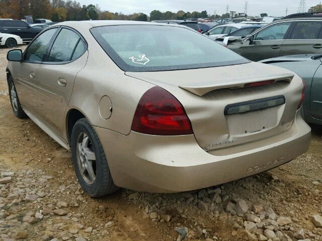 2G2WP522941367527 - 2004 PONTIAC GRAND PRIX GOLD photo 3