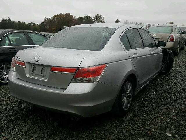 1HGCP2F80BA103063 - 2011 HONDA ACCORD EXL SILVER photo 4