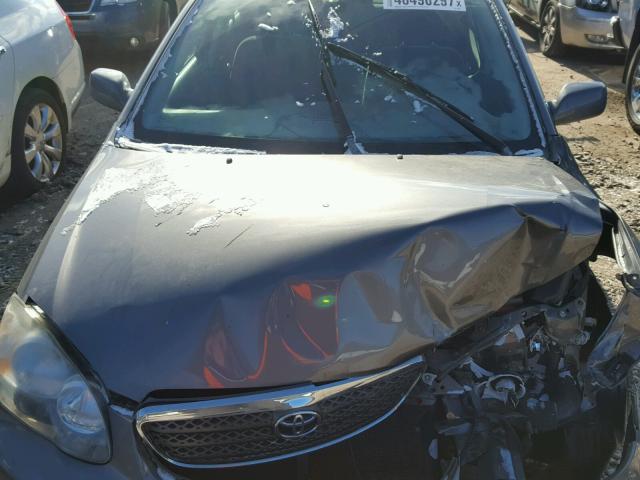 1NXBR32E67Z823961 - 2007 TOYOTA COROLLA CE GRAY photo 7