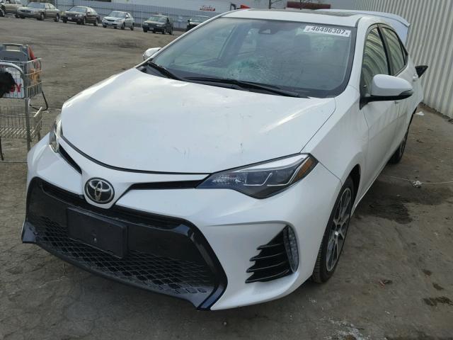 5YFBURHE4HP602595 - 2017 TOYOTA COROLLA L WHITE photo 2