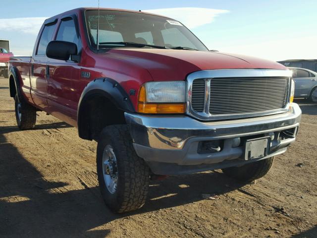 1FTSW31S71EC84921 - 2001 FORD F350 SRW S RED photo 1