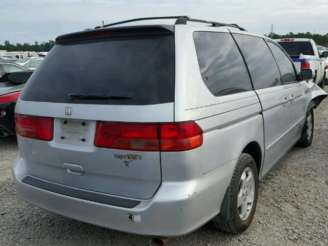 2HKRL18601H587799 - 2001 HONDA ODYSSEY EX SILVER photo 4