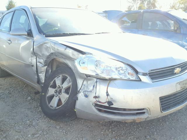 2G1WT55K879111719 - 2007 CHEVROLET IMPALA LT SILVER photo 10