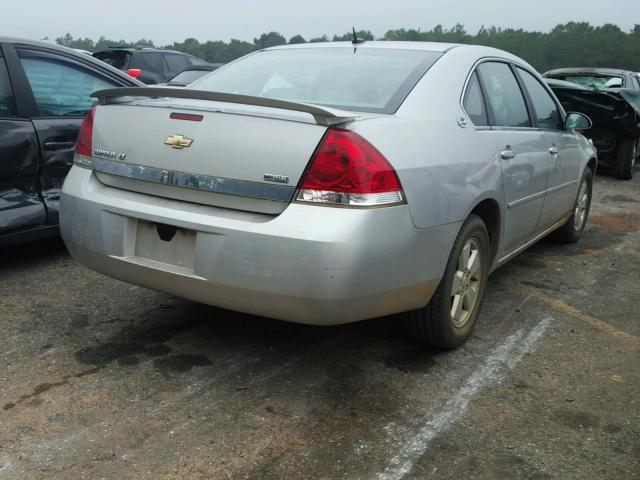 2G1WT58K181285918 - 2008 CHEVROLET IMPALA LT SILVER photo 4