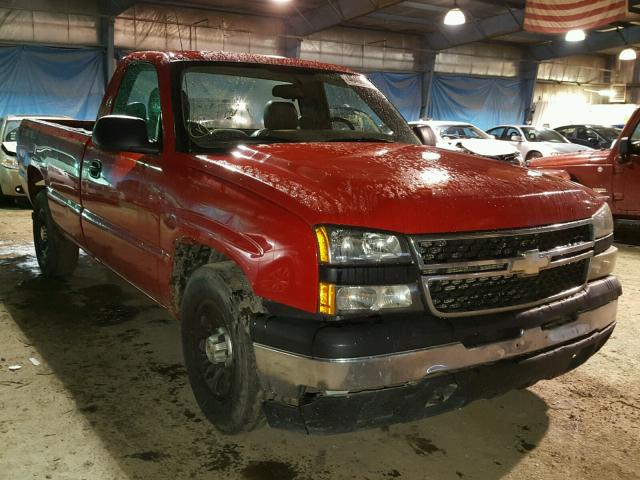 3GCEC14X26G162260 - 2006 CHEVROLET SILVERADO RED photo 1