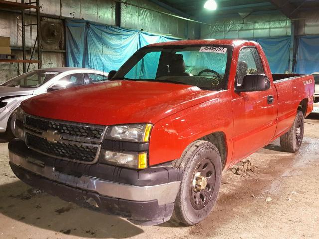 3GCEC14X26G162260 - 2006 CHEVROLET SILVERADO RED photo 2