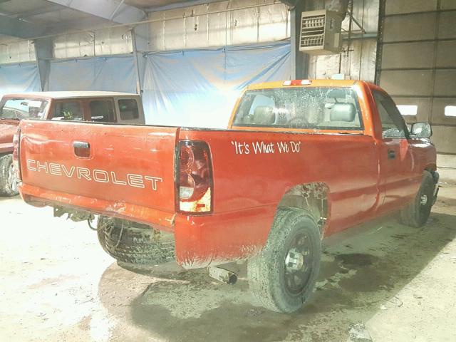 3GCEC14X26G162260 - 2006 CHEVROLET SILVERADO RED photo 4