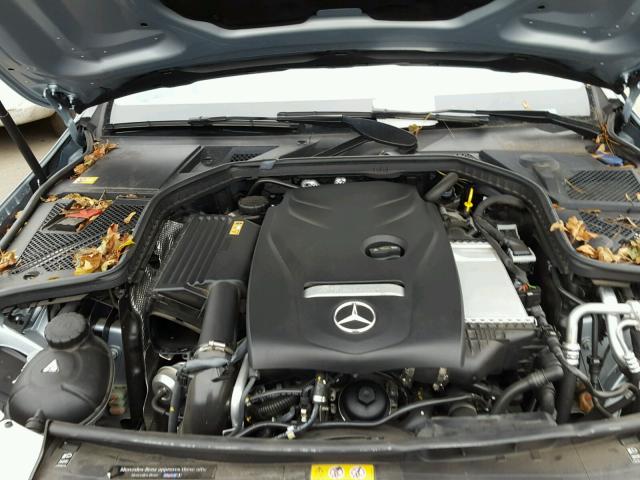 55SWF4KB3FU062550 - 2015 MERCEDES-BENZ C 300 4MAT SILVER photo 7