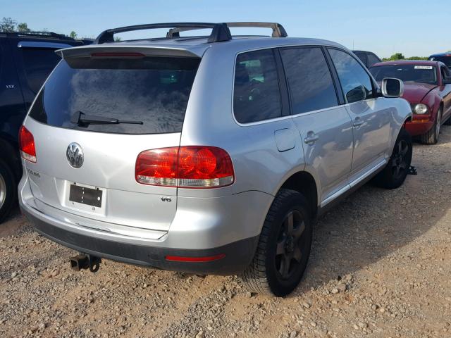 WVGZG77LX5D031540 - 2005 VOLKSWAGEN TOUAREG 3. SILVER photo 4