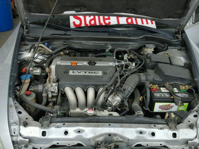 3HGCM56303G704622 - 2003 HONDA ACCORD LX SILVER photo 7