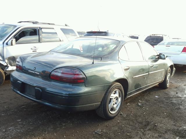 1G2WJ52M0WF309207 - 1998 PONTIAC GRAND PRIX GREEN photo 4