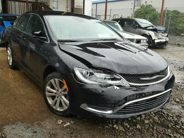 1C3CCCAB1FN711356 - 2015 CHRYSLER 200 LIMITE BLACK photo 1