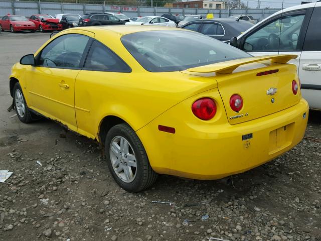 1G1AL18FX67743431 - 2006 CHEVROLET COBALT LT YELLOW photo 3