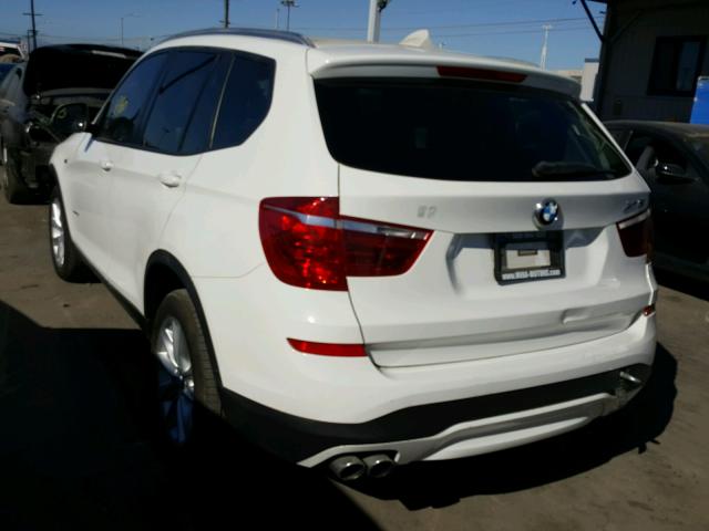 5UXWZ7C34H0V89935 - 2017 BMW X3 SDRIVE2 Ақ фото 3
