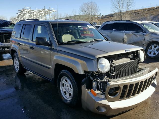 1J8FF28W68D669268 - 2008 JEEP PATRIOT SP GOLD photo 1