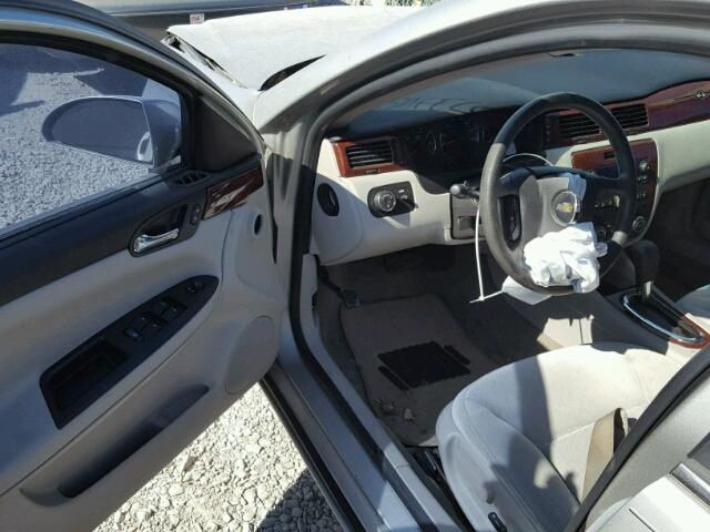 2G1WT55K089152511 - 2008 CHEVROLET IMPALA LT SILVER photo 9