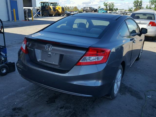 2HGFG3B89CH534674 - 2012 HONDA CIVIC SILVER photo 4