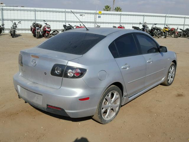 JM1BK324271641059 - 2007 MAZDA 3 S SILVER photo 4