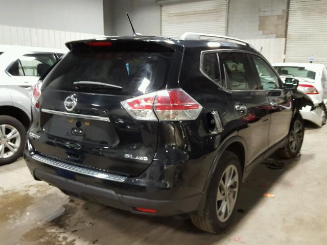 5N1AT2MV9FC829665 - 2015 NISSAN ROGUE BLACK photo 4