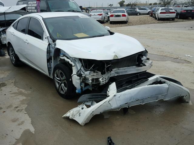 19XFC2E53GE007138 - 2016 HONDA CIVIC LX WHITE photo 1