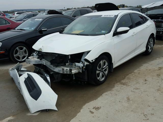 19XFC2E53GE007138 - 2016 HONDA CIVIC LX WHITE photo 2