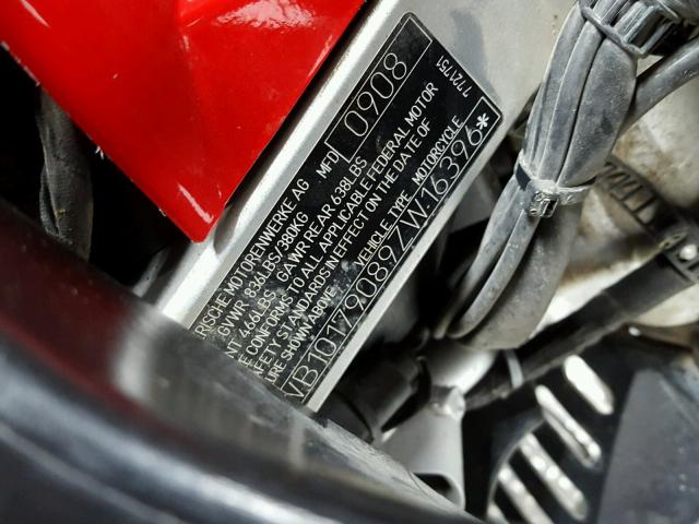 WB10179089ZW16396 - 2009 BMW G650 GS RED photo 20