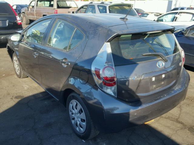 JTDKDTB32E1572193 - 2014 TOYOTA PRIUS C GRAY photo 4