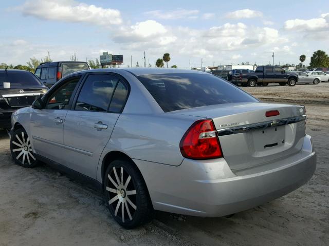 1G1ZS51F66F130512 - 2006 CHEVROLET MALIBU LS SILVER photo 3