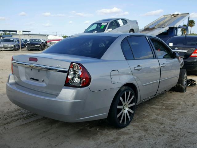 1G1ZS51F66F130512 - 2006 CHEVROLET MALIBU LS SILVER photo 4