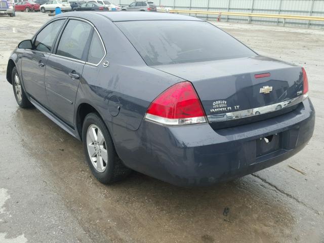 2G1WT57K291178864 - 2009 CHEVROLET IMPALA 1LT GRAY photo 3