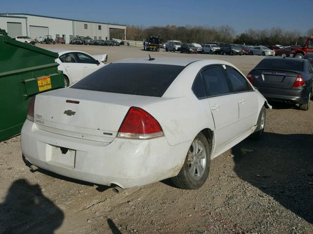 2G1WA5E32E1176737 - 2014 CHEVROLET IMPALA LIM WHITE photo 4