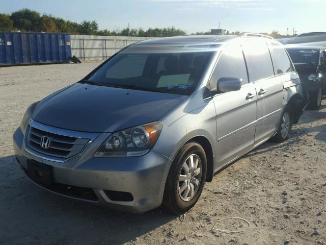 5FNRL38618B040139 - 2008 HONDA ODYSSEY EX SILVER photo 2