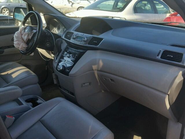 5FNRL5H60CB129558 - 2012 HONDA ODYSSEY EX BLACK photo 5