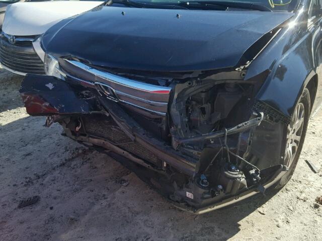 5FNRL5H60CB129558 - 2012 HONDA ODYSSEY EX BLACK photo 9