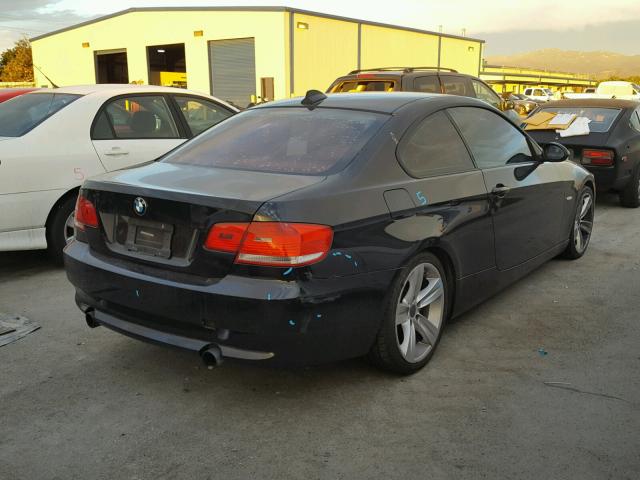 WBAWB73537P155225 - 2007 BMW 335 I BLACK photo 4