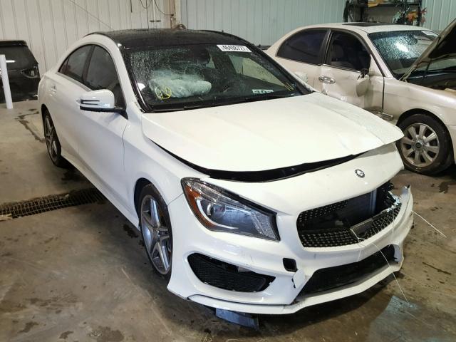 WDDSJ4EB3FN165291 - 2015 MERCEDES-BENZ CLA 250 WHITE photo 1